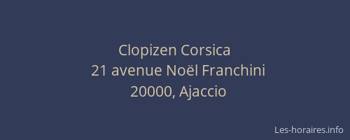 Clopizen Corsica