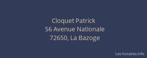 Cloquet Patrick