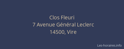 Clos Fleuri