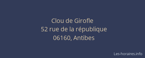 Clou de Girofle