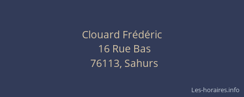 Clouard Frédéric