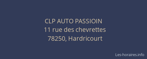CLP AUTO PASSIOIN