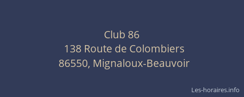 Club 86