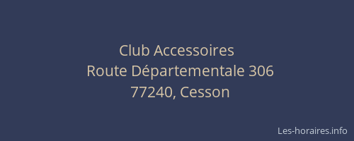Club Accessoires