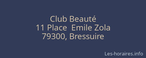 Club Beauté