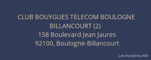 CLUB BOUYGUES TELECOM BOULOGNE BILLANCOURT (2)