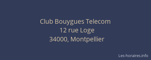 Club Bouygues Telecom