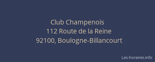 Club Champenois