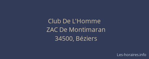 Club De L'Homme