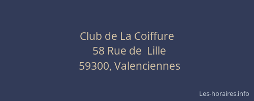 Club de La Coiffure