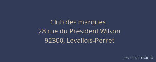 Club des marques
