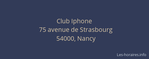Club Iphone