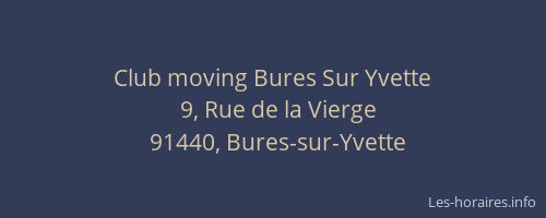 Club moving Bures Sur Yvette