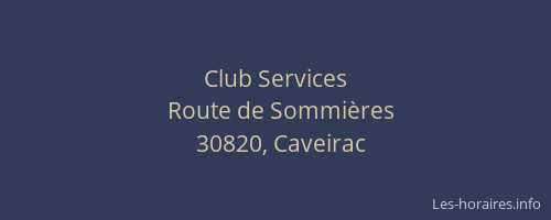 Club Services