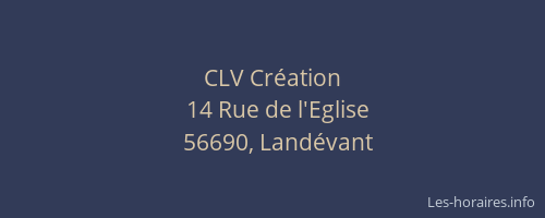 CLV Cr&eacute;ation