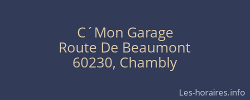 C´Mon Garage
