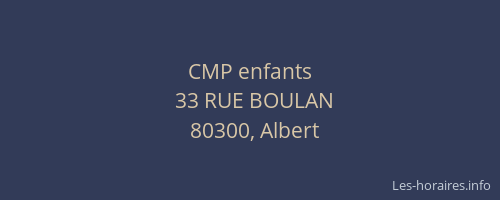 CMP enfants