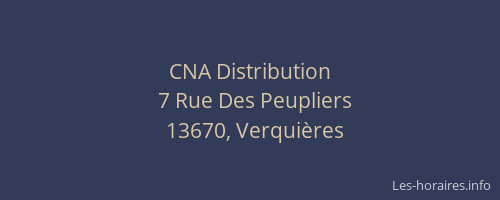 CNA Distribution
