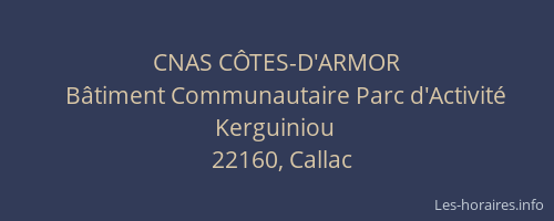 CNAS C&Ocirc;TES-D'ARMOR