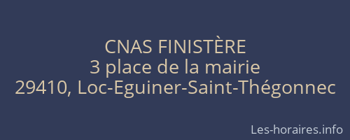 CNAS FINISTÈRE