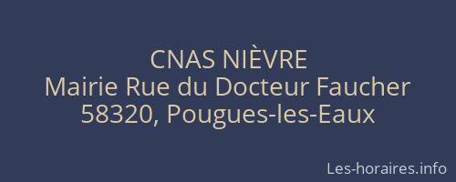 CNAS NIÈVRE
