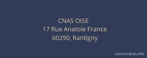 CNAS OISE