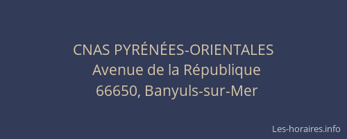 CNAS PYR&Eacute;N&Eacute;ES-ORIENTALES