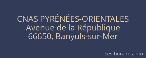 CNAS PYRÉNÉES-ORIENTALES