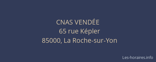 CNAS VENDÉE