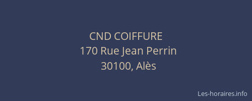 CND COIFFURE