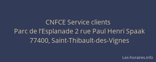 CNFCE Service clients