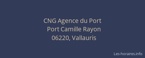 CNG Agence du Port