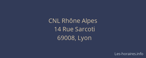 CNL Rhône Alpes