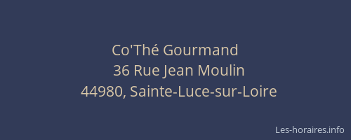 Co'Thé Gourmand