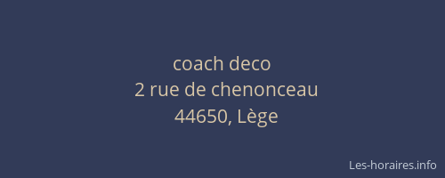 coach deco
