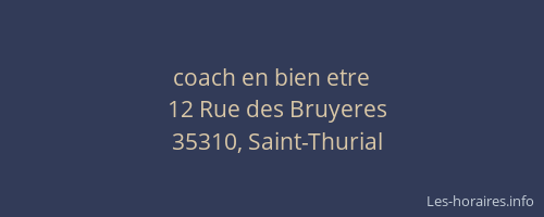 coach en bien etre