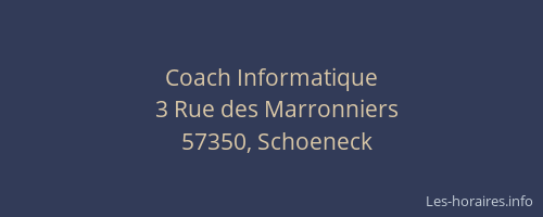 Coach Informatique