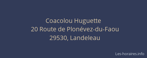 Coacolou Huguette