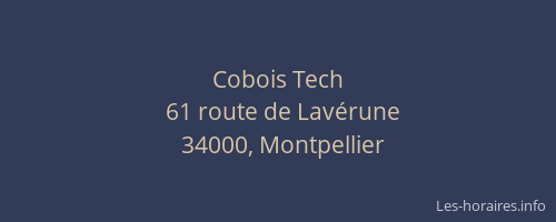 Cobois Tech