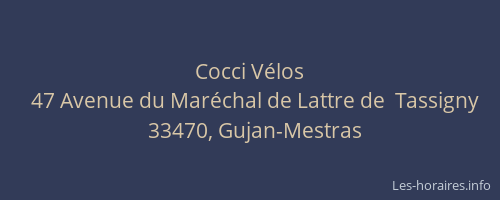 Cocci V&eacute;los