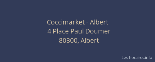 Coccimarket - Albert