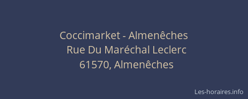 Coccimarket - Almen&ecirc;ches