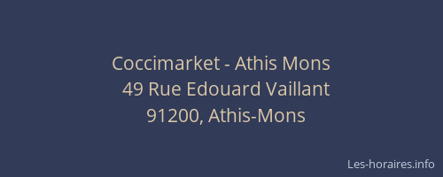 Coccimarket - Athis Mons