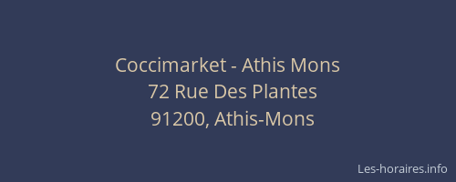 Coccimarket - Athis Mons
