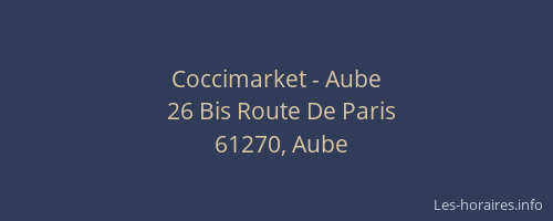 Coccimarket - Aube