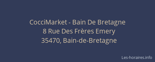 CocciMarket - Bain De Bretagne