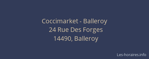 Coccimarket - Balleroy
