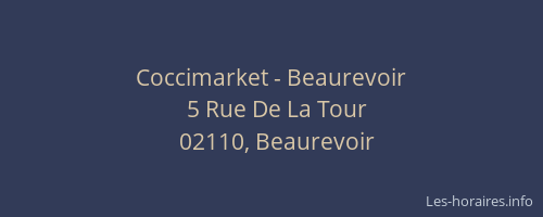 Coccimarket - Beaurevoir