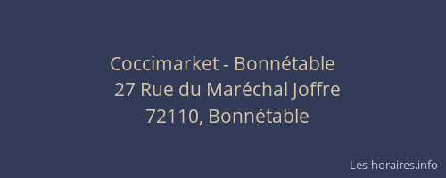 Coccimarket - Bonnétable