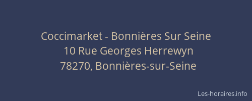 Coccimarket - Bonni&egrave;res Sur Seine